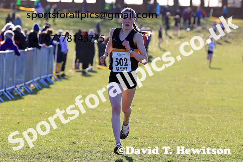 Junior Womens 2025 Northern Cross Country Champs, Tatton Park, Knutsford, Cheshire. Photo: David T. Hewitson/Sports for All Pics
